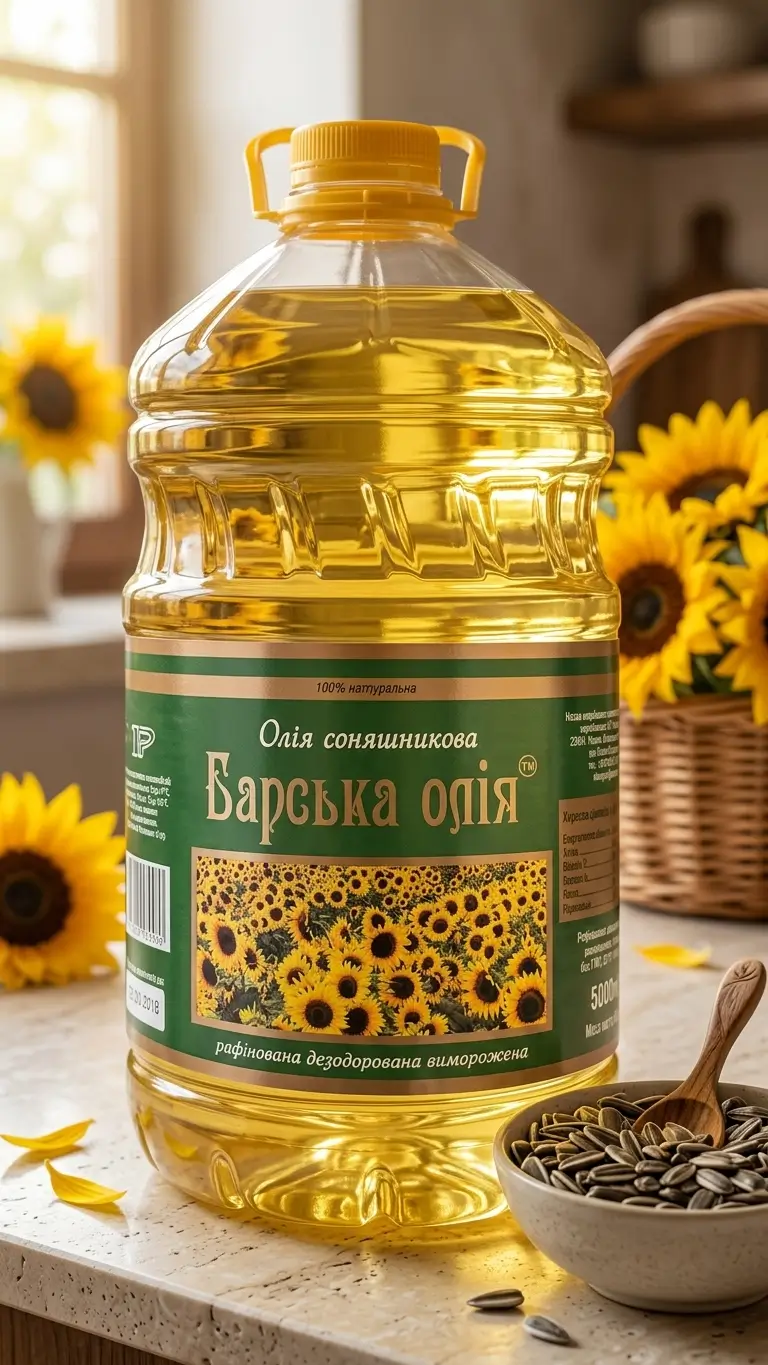 Олія соняшникова рафінована 5 л